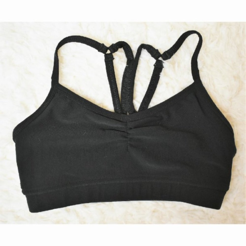 NEW R8 Activewear sports bra strappy black size S